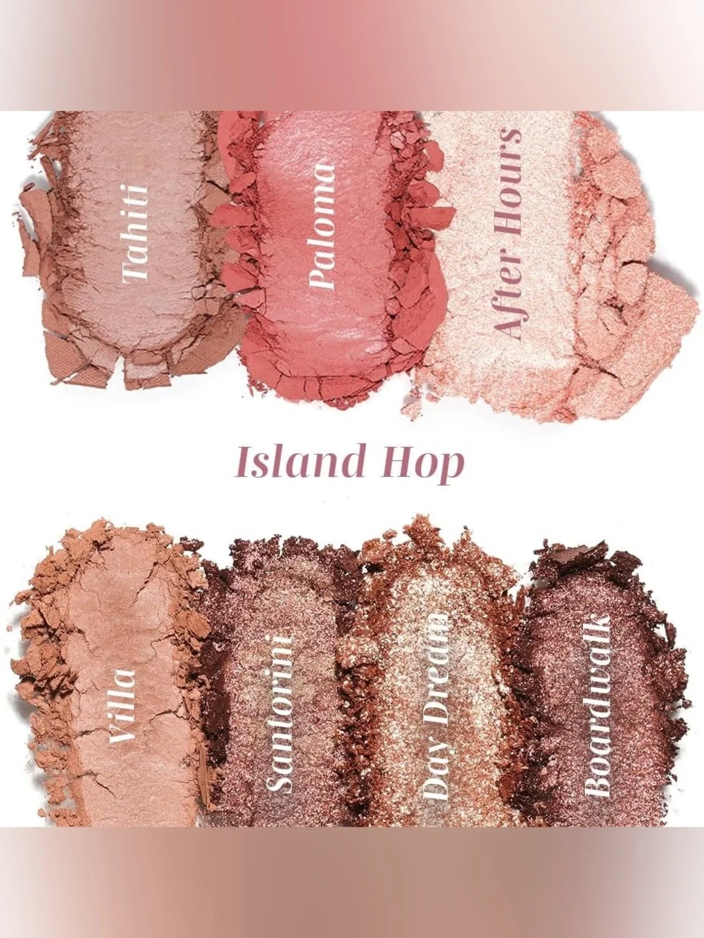 WANDER BEAUTY NWT Palette, Island Hop, Eyeshadow Blush Bronzer Highlighter